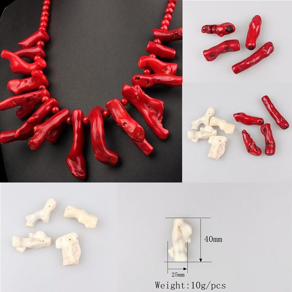 

100 настоящих оптом натуральный коралловый ветви в форме коралловые бусины coral charms 45 мм 1 шт. для diy ювелирных изделий изготовления б, Black