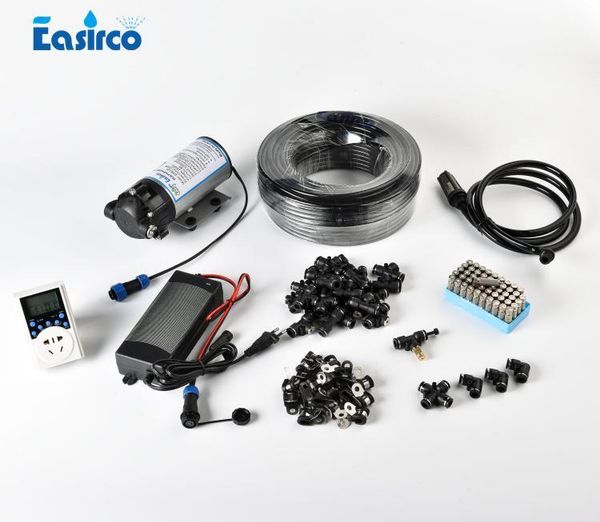 

watering equipments (water from tank)40 mist nozzle pump cooling system for aeroponics and outdoor cooling1