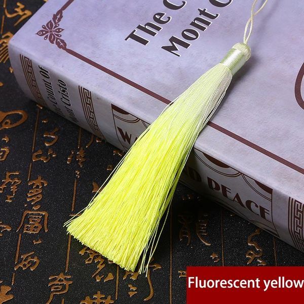 

12pcs lot 12cm gradient color tassels silk fringe sewing bangs tassel trim decorative key tassels for curtains home decoration h jllmch