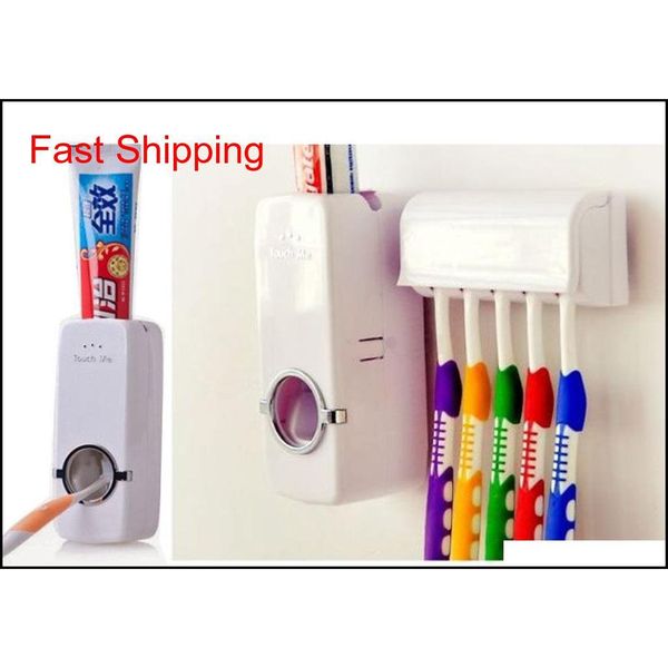 

matic toothpaste dispenser 5 toothbrush holder stand qylylk dh_seller2010