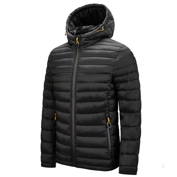 

men's winter warm outdoor down jacket fashion vsnia, Black
