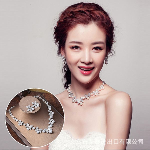 

necklace popular earring set wedding 15 bridal jewelry, Silver