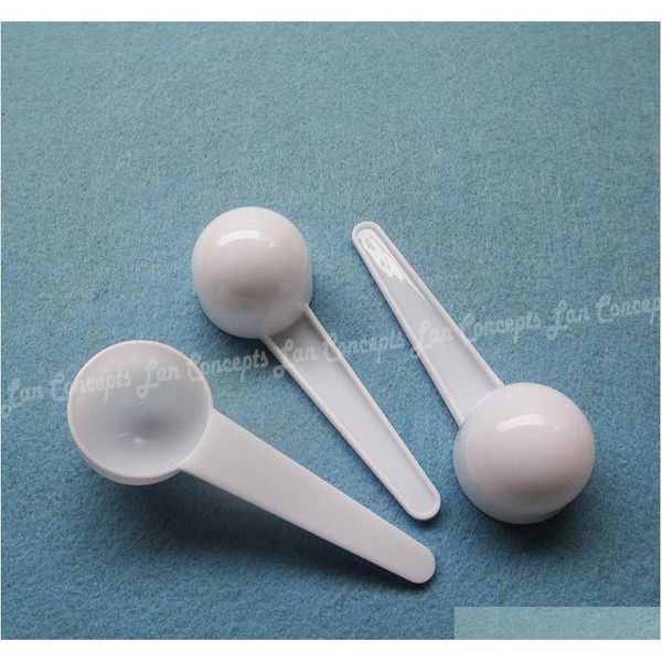 

10g gram 20ml food grade pp medical milk powder liquid spoon plastic scoop 105x35.5x30mm -1 jlljap allguy