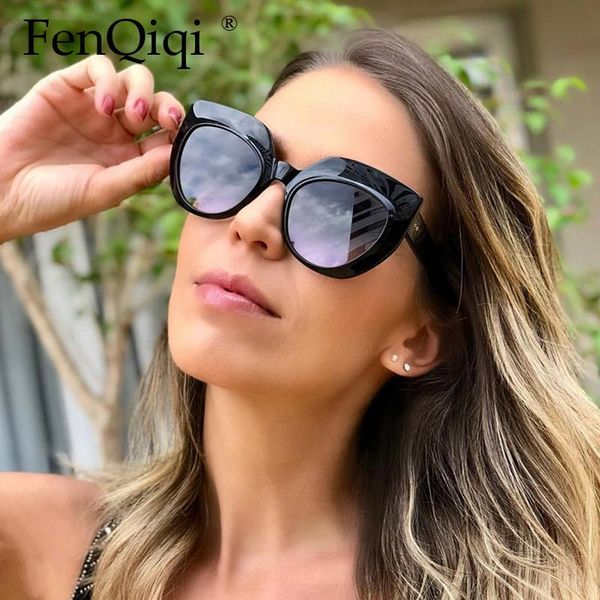 

sunglasses fashion trend rice nail big frame personality glasses, White;black