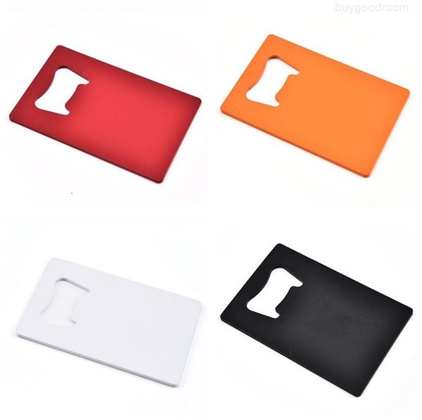 

stainless steel beer bottle opener portable credit card bottle opener hang empty design opener creative bar tools