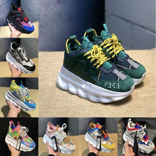 

2021 italian cross chainer 2 trainers men women sneakers white red print colors rubber suede outdoor platform shoes