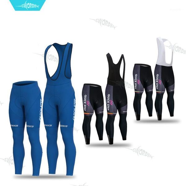 

cycling tights 2020 pro team autumn clothes racing long bib pants quick dry uniform clothing bike wear breathable ropa ciclismo1, Black;blue