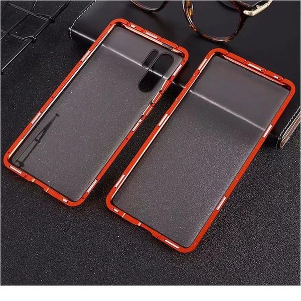 

double side 360 degree magnetic adsorption glass case for huawei mate 30 20 lite pro 10 p smart z y9 pr jllxfw