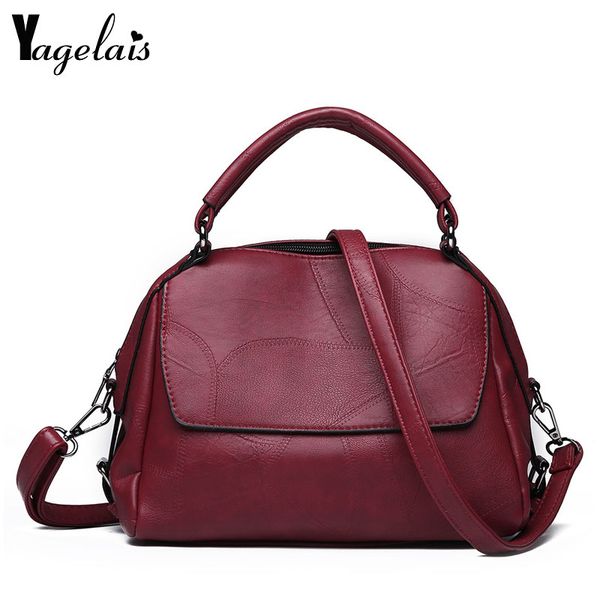 

pu leather hand bag women handbag fashion designer brand female bags zipper bags