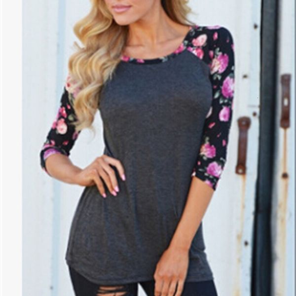 

women printed bottoming tshirts spring autumn slim fit o-neck long sleeved fashion casual tees, White