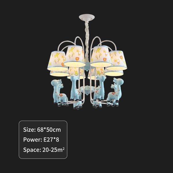 

2021 new moderno led lustre pink giraffe pendant lamp nursery children decoration of their house light pd4l