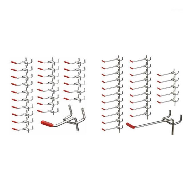 

50 pcs peg board hooks wall shelf tool hangers organizer storage display hardware tools slat wall home retail display shop peg h1
