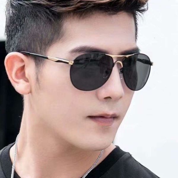 

male dongxun special sunglasses for driving, polarizer, driver's glasses, male sunglasses, toad glasses, male sun eye, White;black
