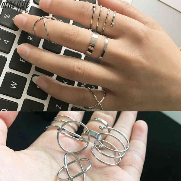 

korean ring sets s for women simple pop jewelry gold fashion s wholesale, Silver