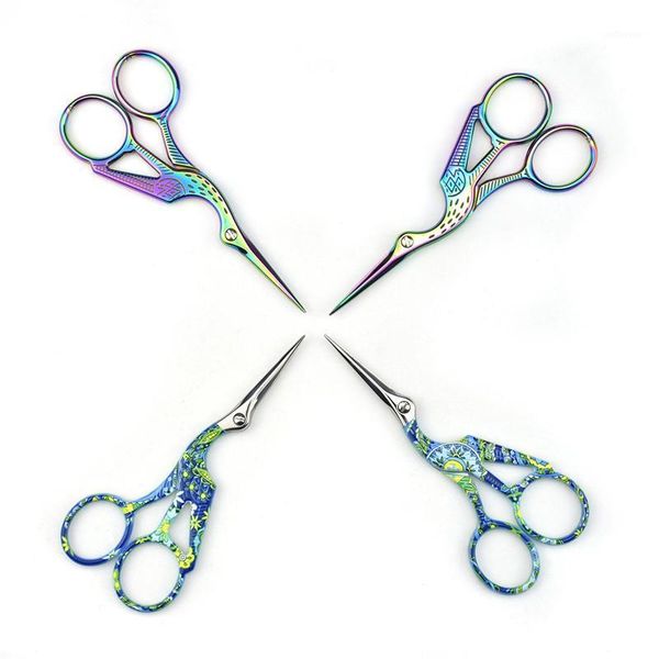 

classic retro cross stitch tailor scissors stitch european craft stainless scissor sewing accessories handcraft diy home tools1, Black