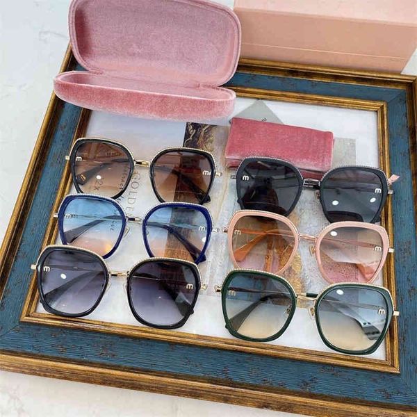 

2022 factory wholesale m box sunglasses ins net red same fashion personalized sunglasses smu63n, White;black