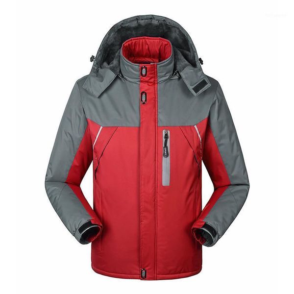 

winter fashion men's parkas coat thick coat jacket windproof warm sweatshirt large size 5xl chaqueta hombre men's clothing1, Black