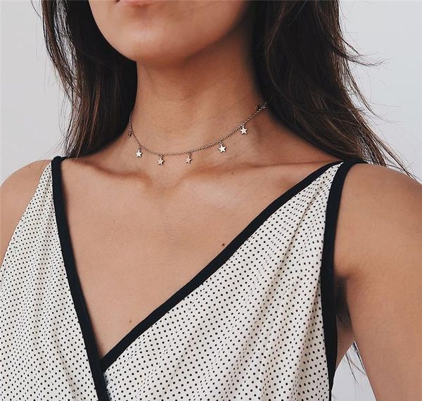

fashion long necklaces 2018 summer new bohemia style gold silver color star moon necklace women boho pendants c qyllhs bdedome