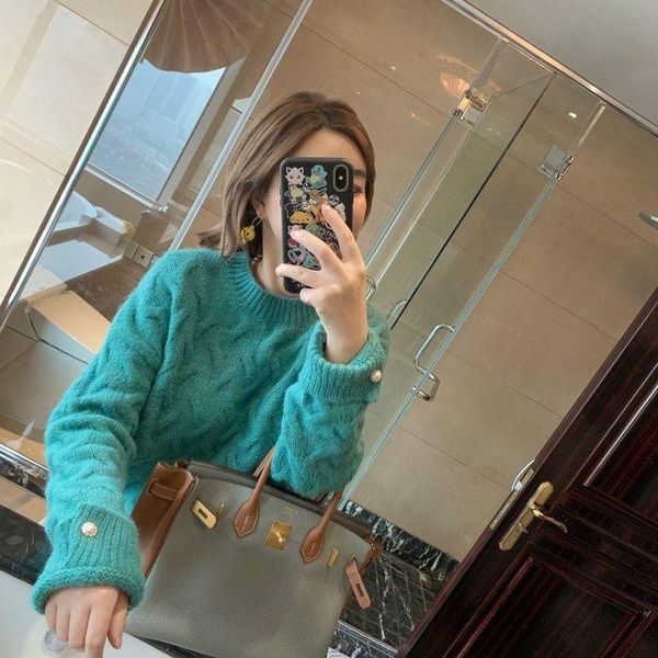 

2020 new autumn winter women korean knitted sweaters o-neck casual solid sweater female long sleeve slim fashionable clothes c32, White;black
