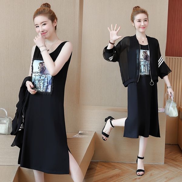 

uwjtt large suitspring women's clothing fat mm2019 women's style suit spring new western size fashion aging 200kg meat umbrella be, Gray