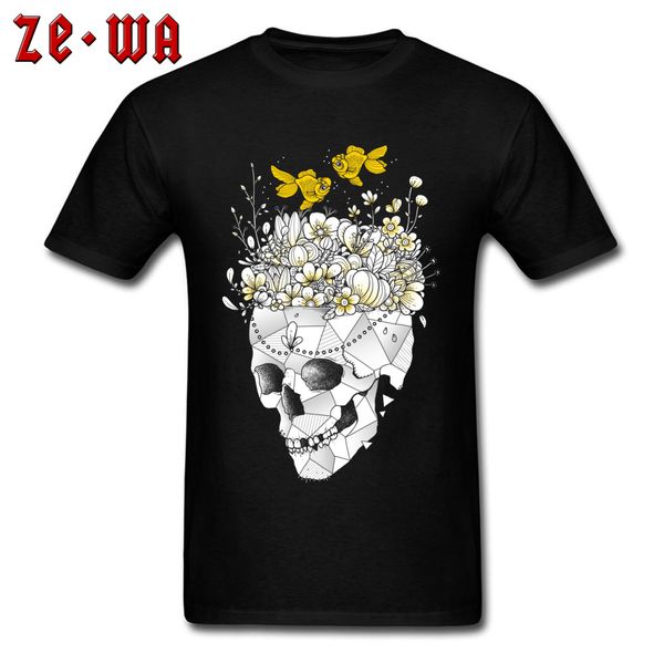 

skulls hip hop goldfish get lost with you street & tees 3d skull streetwear floral sport hooded sweatshirt hoodie t shirt