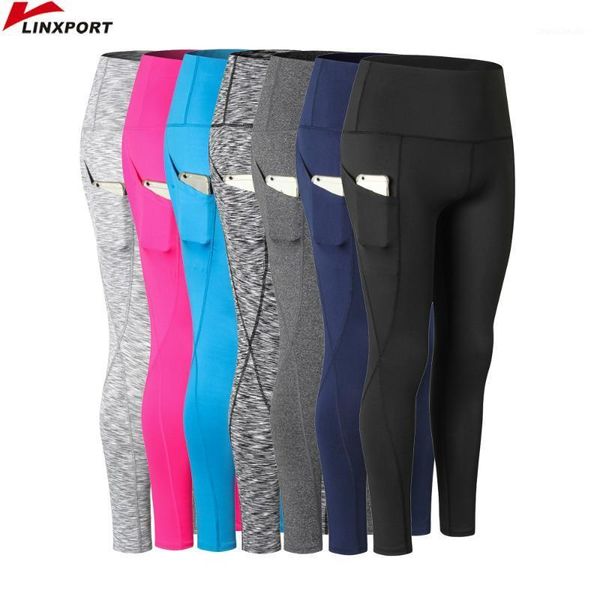 

running pants women yoga capris biker cycling quick drying fitness leggings slim tights sportswear gym clothing sports trousers1, Black;blue