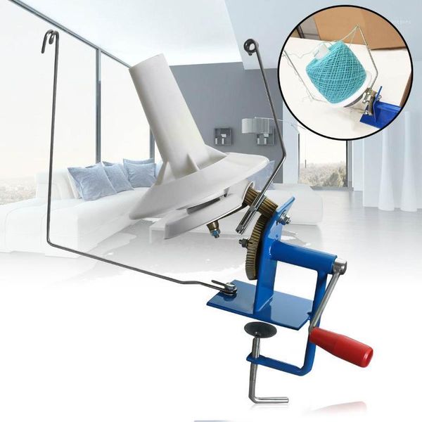 

metal hand cable winder machine home large yarn fiber string ball wool winder holder fiber 10oz capacity heavy duty1, Black