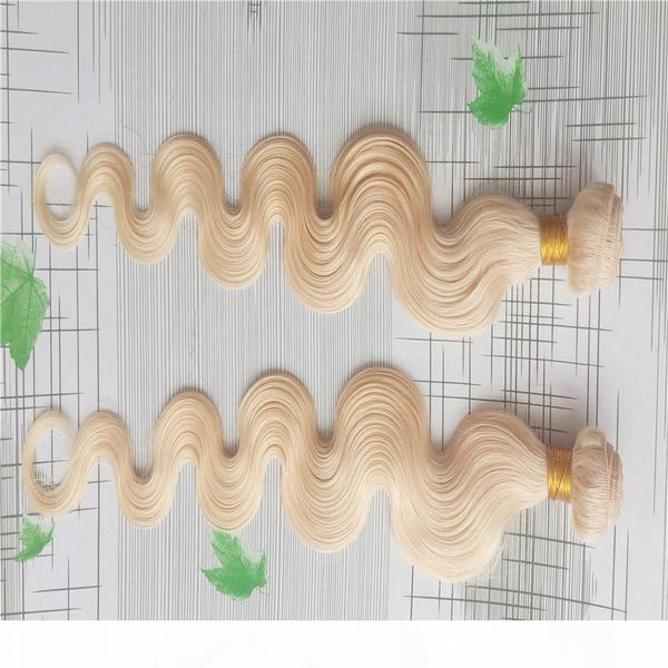 

10-30 inchs platinum blonde color hair weaving 100% human hair weave 10-30" splendid body wave hair extensions 100g 1pcs, Black