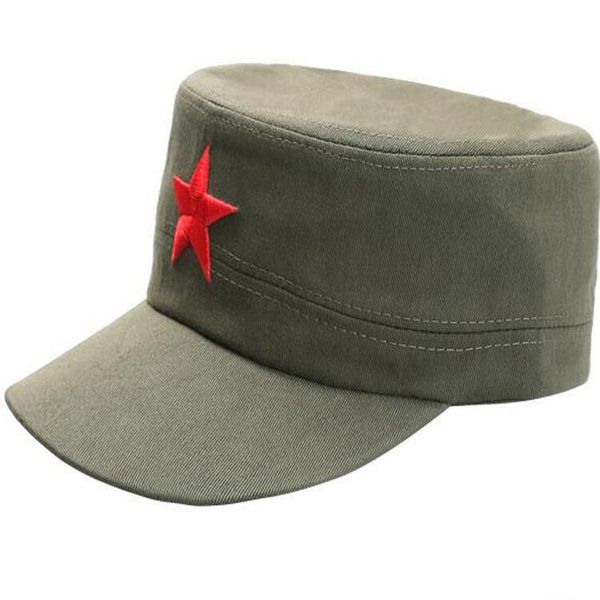 

2018 новые мужчины военные шляпы женщины хлопок плоский топ классический папа пять звезд планас оборудованные зимние шляпы для мужчин снимок, Black;white