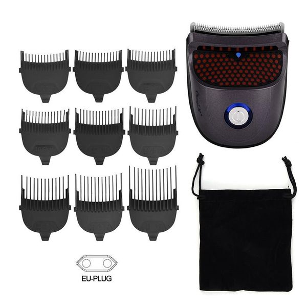 

mini electric hair clipper cordless corded hair trimmer professional barbershop cutting machine with 9 guide combs apron 31