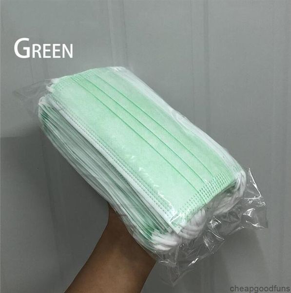 

disposable 20x ups dhl anti pollution face mouth breather 3 ply & earloop protective mask fast del