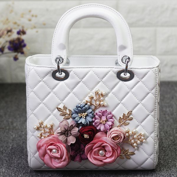 

цветочный flap сумка женщины высокого качества pu кожаный мешок плеча crossbody площади посланника