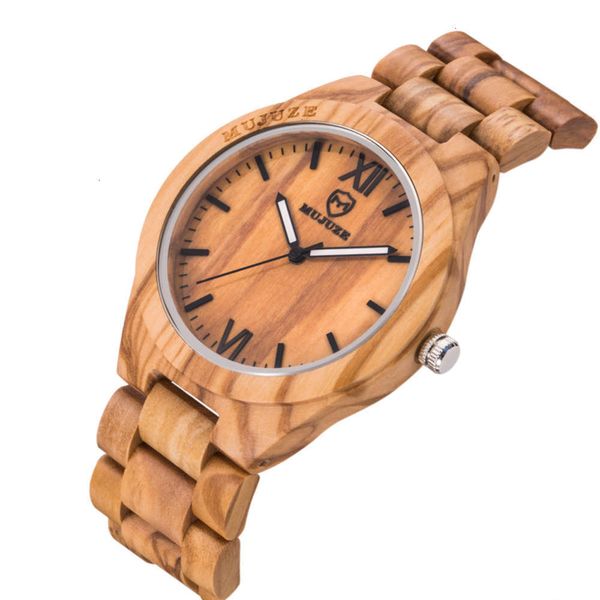 

2020 men's fashion wooden watch new 2021q7rk9sd2, Slivery;brown