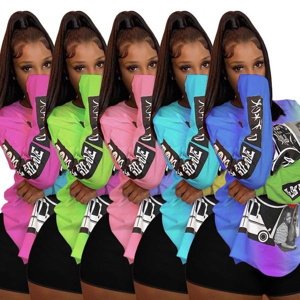 

dl8021 series style casual dress printed fashion t-shirt