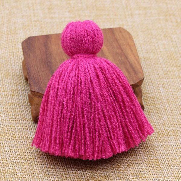 

10pcs 8cm fluffy acrylic fat tassel fringe pendants diy crafts curtains garments bags suitcases decor tassels trim accessories h jllbnc
