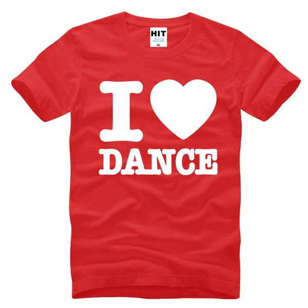 

i love dance creative printed men's t shirt t shirt men 2016 new short sleeve casual tee camisetas hombre sport hooded sweatshirt hoodi