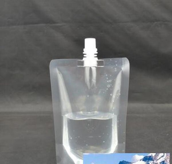 

350ml stand up plastic drink packaging bag spout pouch for juice milk coffee beverage liquid packing b bbyarq cxj_love