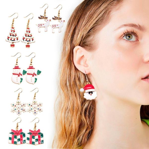 

newsnowman merry eardrop newsanta снежинка дом для клауса украшения 2020 рождественского подарка xmas украшение нового года 2021 7
