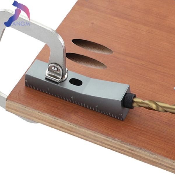 

oblique hole locator drill bit woodworking pocket hole jig kit angle drill guide set puncher diy carpentry tool