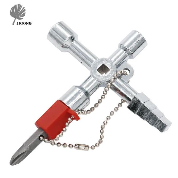 

new 5 in 1 universal cross square triangle train electrical cabinet elevator key