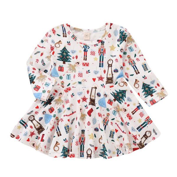 

2021 new autumn kids colthing baby girl dress cotton infant fashion floral print style vintage long sleeve toddler dresses, Red;yellow