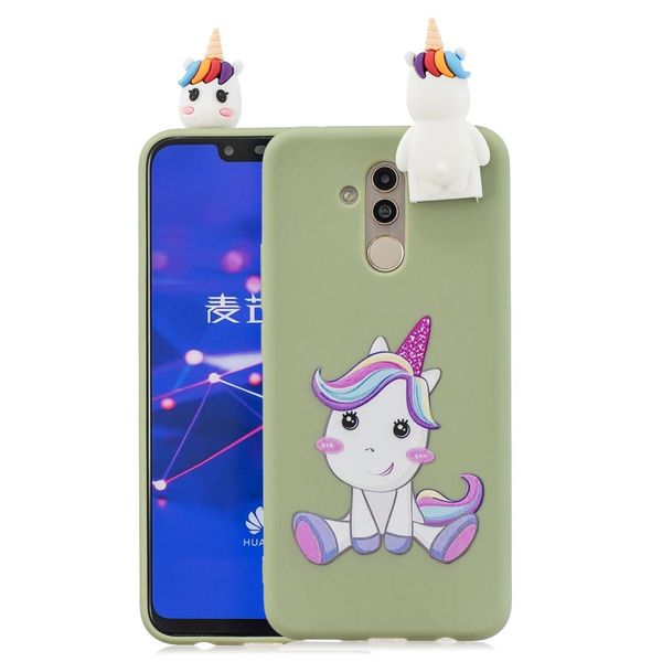 

for huawei mate 20 lite cartoon shockproof tpu protective case with holder