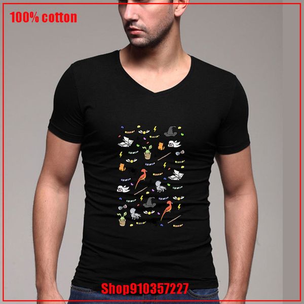

harry potter magic pattern v t shirt eu size short sleeve basic tee charismatic guy color diversified sport hooded sweatshirt hoodie