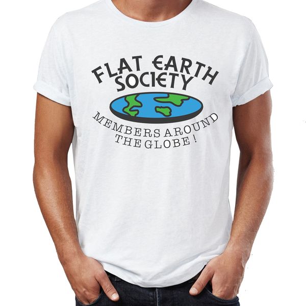 

men's t shirt flat earth society unite around the globe funny awesome artwork drawing printed tee sport hooded sweatshirt hoodie