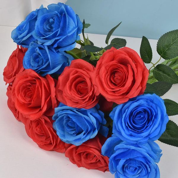 

новая красивая большая роза филиал искусственные шелковые цветы дома свадебные украшения ретро осень большие розы белые поддельные цветы дек