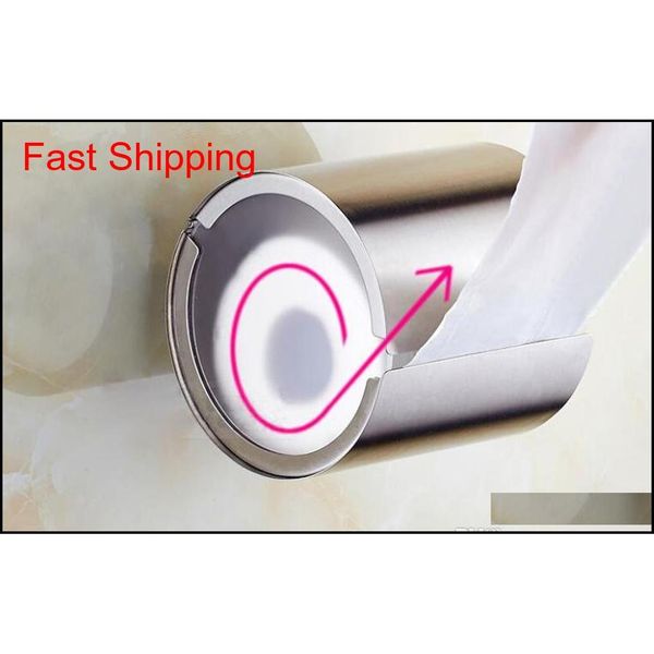 

brand new stainless steel toilet paper holder round shape tissue roll wall mount brushed nickel ba qyllbp homes2007
