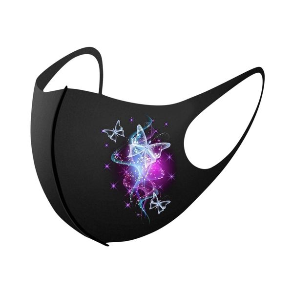 

children face mouth mask butterfly pattern fabric mask for girls dustproof protection mask 2020 washable reusable maske facemask wmtozq