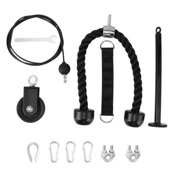 

1 set home heavy duty pulley system arm strength exercise fitness equipment kit