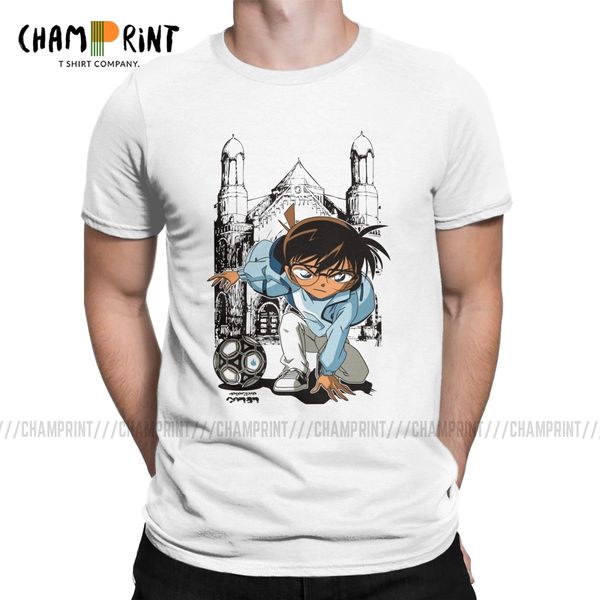 

vintage детектив конан edogawa япония аниме crewneck pure с коротким рукавом тройники летняя одежда спортивная толстовка с капюшоном толстов