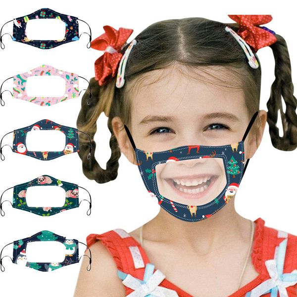 

party children 25# mask kids 1pc new christmas outdoor masks with clear window visible expression for deaf mute sailor moon